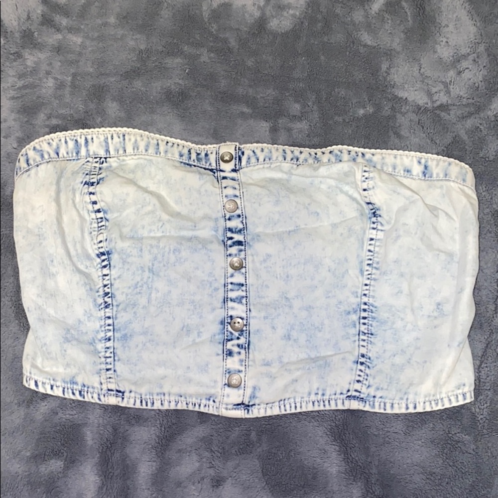 Jean Tube Top